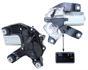 Vindrutetorkarmotor Bak i gruppen Torkarutrustning / Torkarmotor hos Professional Parts Sweden AB (40017170)