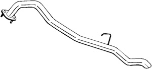 Avgasr�r in the group Exhaust parts / Exhaust muffler & kits at  Professional Parts Sweden AB (451-363)