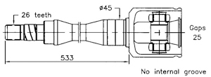 CV joint outer - Replaced by 46430407 i gruppen Tillflligt dolda artiklar hos  Professional Parts Sweden AB (46431004)