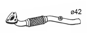 Avgasr�r Fram in the group Exhaust parts / Exhaust muffler & kits at  Professional Parts Sweden AB (50248630)