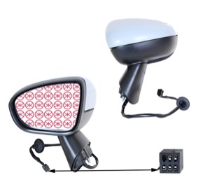 Utv.Spegel Hger in the group Body parts / Mirror / Outside Mirror at  Professional Parts Sweden AB (50271042)