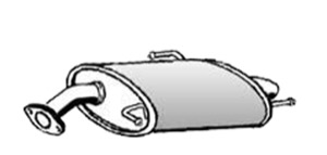 Bakre Ljuddämpare in the group Exhaust parts / End Pipe at  Professional Parts Sweden AB (50338671)