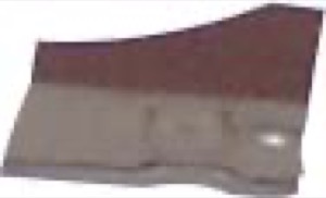 Frontpl�t L�sbleck Ekonomipl�t in the group  at  Professional Parts Sweden AB (5046271)