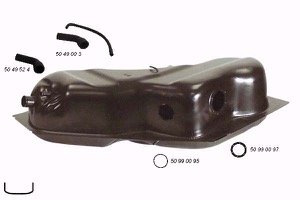 Br�nsletank 50L Centralinsprutning in the group Body parts / Body Parts / Fuel Tank Filling / Fuel Tank at  Professional Parts Sweden AB (5049016)