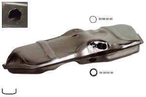 Br�nsletank 52L Multipoint Insprutning in the group Body parts / Body Parts / Fuel Tank Filling / Fuel Tank at  Professional Parts Sweden AB (5049028)