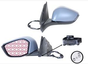 Utv.Spegel Med Blinkljus (Led) in the group  at  Professional Parts Sweden AB (50551045)
