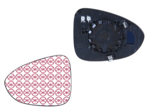 Spegelglas Yttre Spegel Hger in the group Body parts / Mirror / Mirror Glass, Outside Mirror at  Professional Parts Sweden AB (50641062)