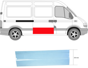 D�rr Karosseri Till H�ger Bak in the group Body parts / Repair Panels / Repair Panel, Door at  Professional Parts Sweden AB (5088152)