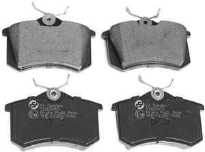 Brake pads rear in the group Brake system / Brake pads at  Professional Parts Sweden AB (51028451)