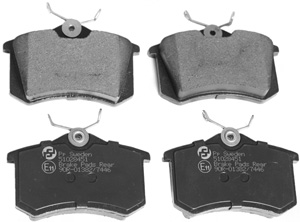 Brake pads rear in the group Brake system / Brake pads at  Professional Parts Sweden AB (51028451)