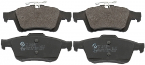 Brake pads rear i gruppen Bromssystem / Bromsbelgg hos  Professional Parts Sweden AB (51343140)