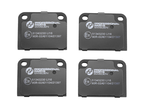 Brake pads rear in the group Brake system / Brake pads at  Professional Parts Sweden AB (51345244)