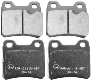 Brake pads rear i gruppen Bromssystem / Bromsbelgg hos  Professional Parts Sweden AB (51347072)