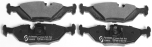 Brake pads rear i gruppen Bromssystem / Bromsbelägg hos Professional Parts Sweden AB (51348026)