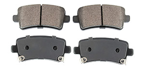 Brake pads rear i gruppen Bromssystem / Bromsbelgg hos  Professional Parts Sweden AB (51348368)