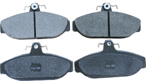 Brake pads front i gruppen Bromssystem / Bromsbelägg hos Professional Parts Sweden AB (51431184)