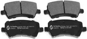 Brake pads rear electric in the group Brake system / Brake pads at  Professional Parts Sweden AB (51431575)