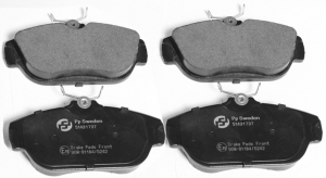 Brake pads front in the group Brake system / Brake pads at Professional Parts Sweden AB (51431737)