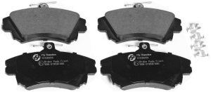 Brake pads front i gruppen Bromssystem / Bromsbelgg hos  Professional Parts Sweden AB (51433259)