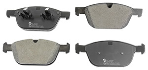 Brake pads front i gruppen Bromssystem / Bromsbelgg hos  Professional Parts Sweden AB (51433943)