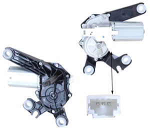 Vindrutetorkarmotor Bak in the group Wiper equipment / Wiper motor at Professional Parts Sweden AB (55077170)