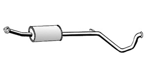 Mittenljuddämpare in the group Exhaust parts / Exhaust muffler & kits at  Professional Parts Sweden AB (55198658)