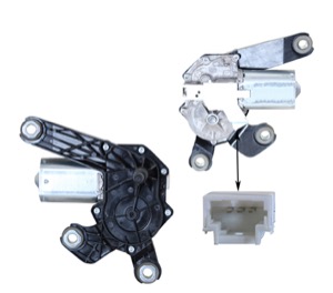 Vindrutetorkarmotor Bak in the group Wiper equipment / Wiper motor at  Professional Parts Sweden AB (55517170)