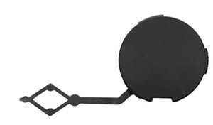 Lucka Bogserkrok Bak Svart in the group Body parts / Body Parts / Bumpers / Cover, Towhook at  Professional Parts Sweden AB (5563965A1)