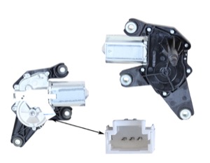 Vindrutetorkarmotor Bak Valeo in the group Wiper equipment / Wiper motor at Professional Parts Sweden AB (60417170)