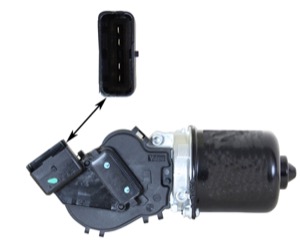 Vindrutetorkarmotor fram valeo in the group Wiper equipment / Wiper motor at Professional Parts Sweden AB (60553270)