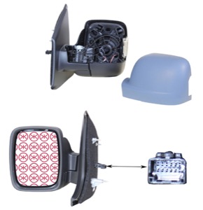 Utv.Spegel V�nster Elektr. F�llbar in the group Body parts / Mirror / Outside Mirror at  Professional Parts Sweden AB (60631047)