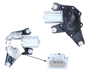 Vindrutetorkarmotor Bak Valeo in the group Wiper equipment / Wiper motor at Professional Parts Sweden AB (60727170)