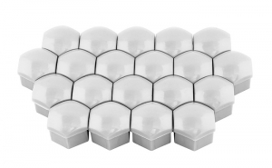 Wheel bolt cover set silver 20pcs in the group Accessories / Wheels / Protection / decoration at  Professional Parts Sweden AB (61431687)