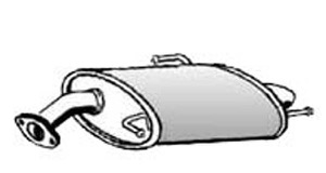Bakre Ljuddämpare in the group Exhaust parts / End Pipe at  Professional Parts Sweden AB (68148671)
