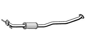 Mittenljuddämpare in the group Exhaust parts / Exhaust muffler & kits at  Professional Parts Sweden AB (68328654)