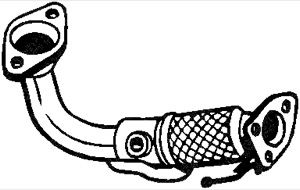 Avgasr�r in the group Exhaust parts / Exhaust muffler & kits at  Professional Parts Sweden AB (700-033)