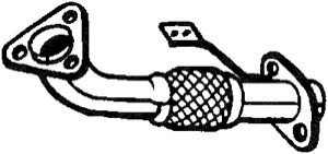 Avgasr�r in the group Exhaust parts / Exhaust muffler & kits at  Professional Parts Sweden AB (700-163)