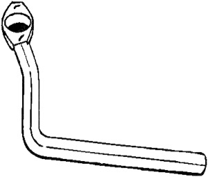 Avgasr�r in the group Exhaust parts / Exhaust muffler & kits at  Professional Parts Sweden AB (730-233)