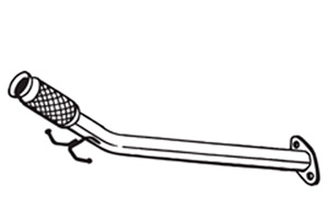 Avgasr�r in the group Exhaust parts / Exhaust muffler & kits at  Professional Parts Sweden AB (750-295)