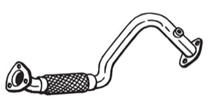 Avgasr�r in the group Exhaust parts / Exhaust muffler & kits at  Professional Parts Sweden AB (750-307)