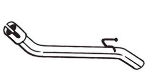 Avgasr�r in the group Exhaust parts / Exhaust muffler & kits at  Professional Parts Sweden AB (750-323)