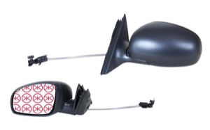 Utv.Spegel Asfärisk Vänster Svart in the group Body parts / Mirror / Outside Mirror at  Professional Parts Sweden AB (75151021)