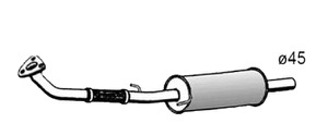 Främre Ljuddämpare in the group  at  Professional Parts Sweden AB (75158631)