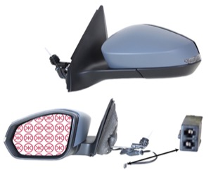 Utv.Spegel Med Blinkljus (Led) in the group  at  Professional Parts Sweden AB (75171041)