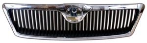 Kylargrill Krom/Svart in the group Body parts / Body Parts / Radiator Grille / Radiator Grille at  Professional Parts Sweden AB (7521990)