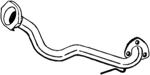 Avgasr�r in the group Exhaust parts / Exhaust muffler & kits at  Professional Parts Sweden AB (753-281)