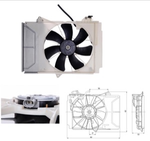 Flakt kylare in the group Cooling / ventilation / Radiator fan at  Professional Parts Sweden AB (81092601)
