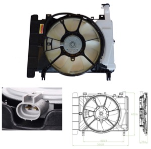 Flakt kylare in the group Cooling / ventilation / Radiator fan at  Professional Parts Sweden AB (81092604)