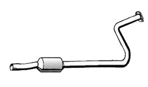 Mittenljuddämpare in the group Exhaust parts / Exhaust muffler & kits at  Professional Parts Sweden AB (81098651)