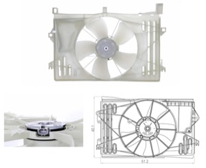 Flakt kylare i gruppen Kylning / ventilation / Kylarflkt hos  Professional Parts Sweden AB (81162601)